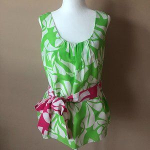 Lilly Pulitzer Cedar Tank Limeade Wishing Size 2